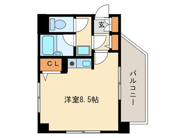 ﾀﾞｲｱﾊﾟﾚｽｴｸｾ-ﾌﾞﾙ九州大学前(504)の物件間取画像